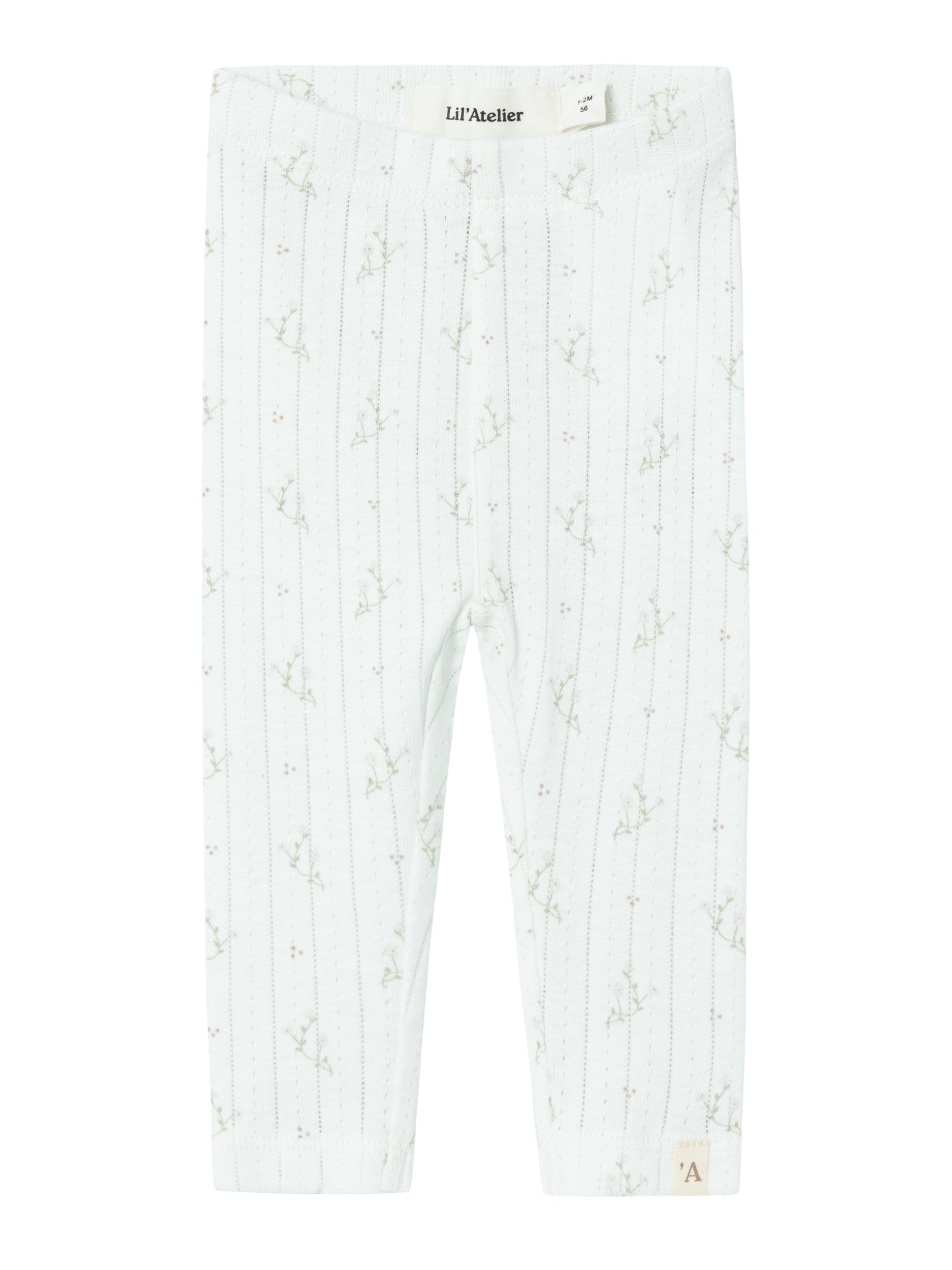 Lil Atelier Rachello Dee Slim Leggings Coconut Milk 56 Cm