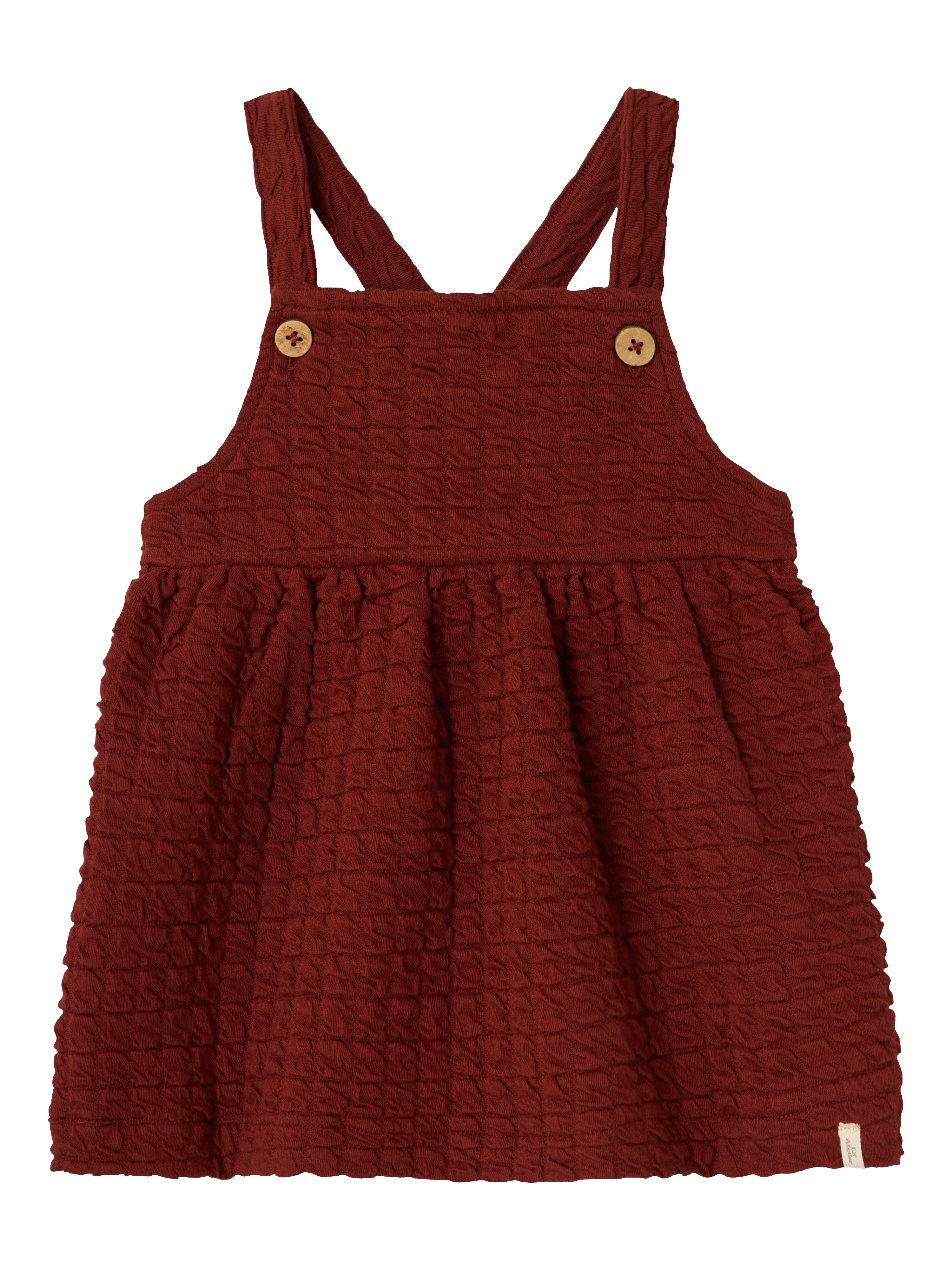 Lil Atelier Reba Loose Dress Spiced Apple 56 Cm