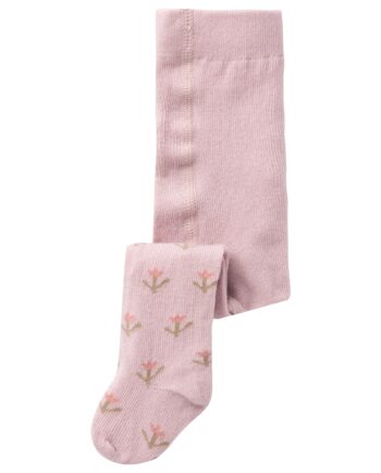 Lil Atelier Rossa Strømpebukser Med Blomster Violet Ice 50 56