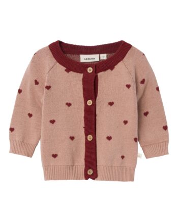 Lil Atelier Saran Knit Cardigan Nougat 56 Cm