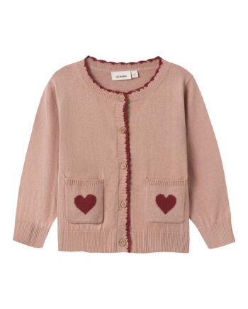 Lil Atelier Saran Knit Cardigan Nougat 92 Cm