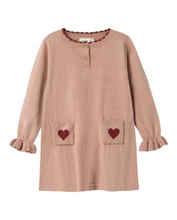 Lil Atelier Saran Knit Dress Nougat 92 Cm
