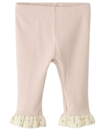 Lil Atelier Trine Slim Leggings Peach Whip 56 Cm