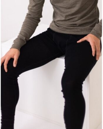Longjohns Til Herre   100  Merino Uld  1x1 Rib