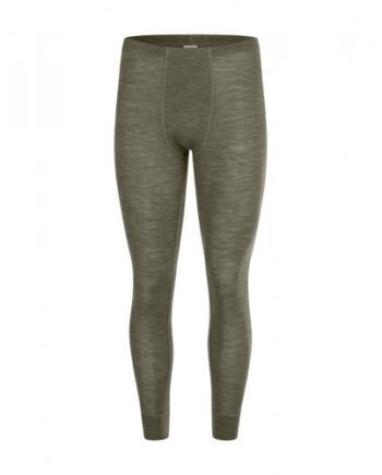 Longjohns Til Herre   100  Merino Uld  1x1 Rib Moss Melange