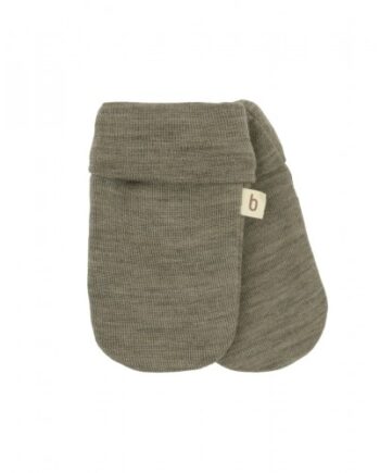 Luffer   100  økologisk Merino Uld Til Baby Og Børn 50 56 Moss Melange