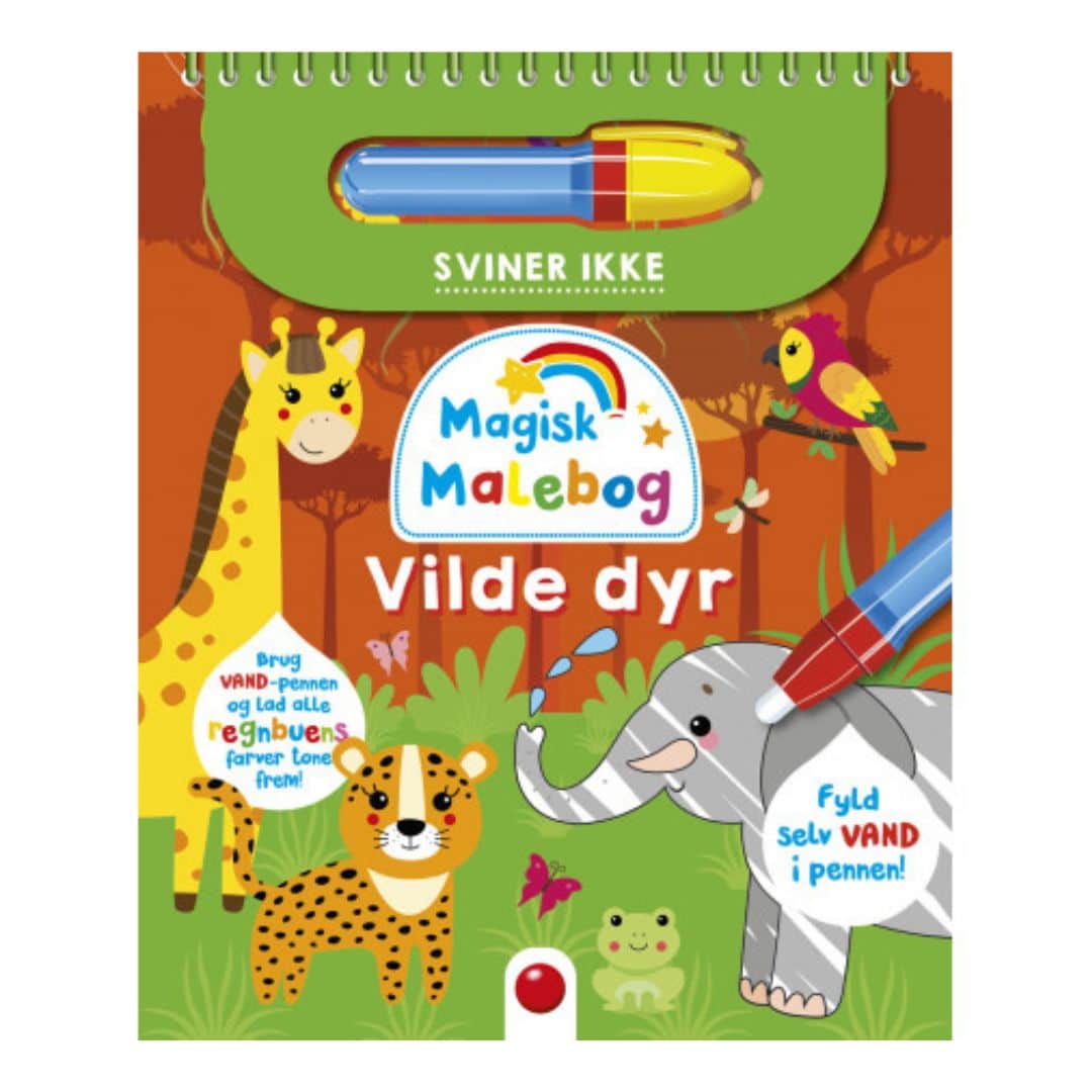 Magisk Malebog Vilde Dyr Bolden