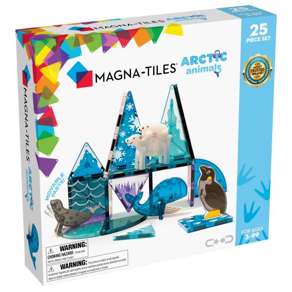 Magna-tiles Magnetisk Legetøj Arktiske Dyr 25 Dele