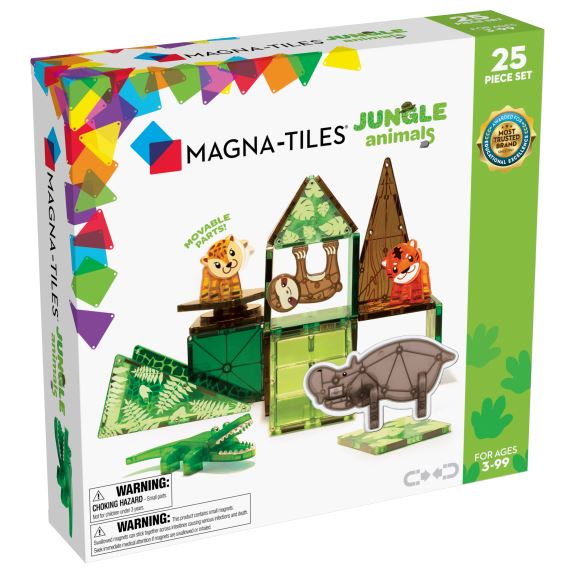Magna-tiles Magnetisk Legetøj Jungle Dyr 25 Dele