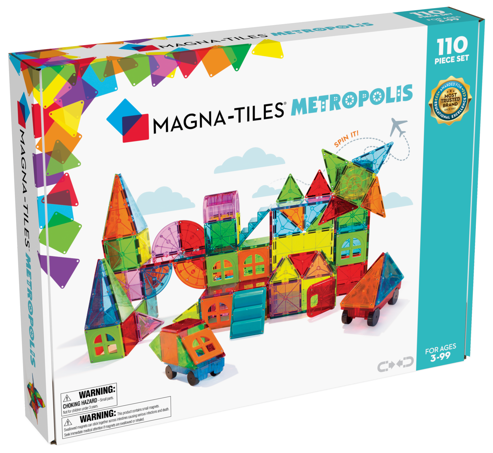 Magna-tiles Metropolis Byggesæt 110 Dele