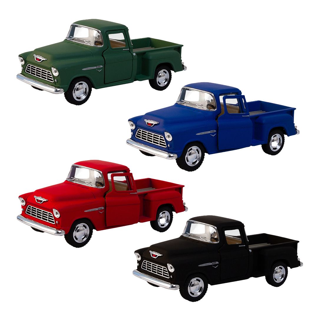 Magni Chevy Stepside Pick-up Med Pullback Grøn