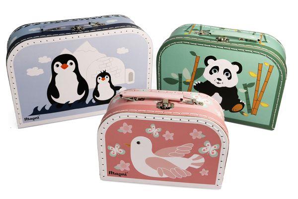 Magni Kuffertsæt Pingvin  Panda   Due
