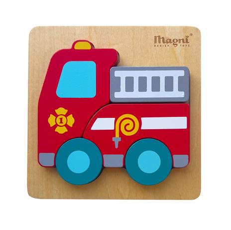 Magni Puslespil Brandbil