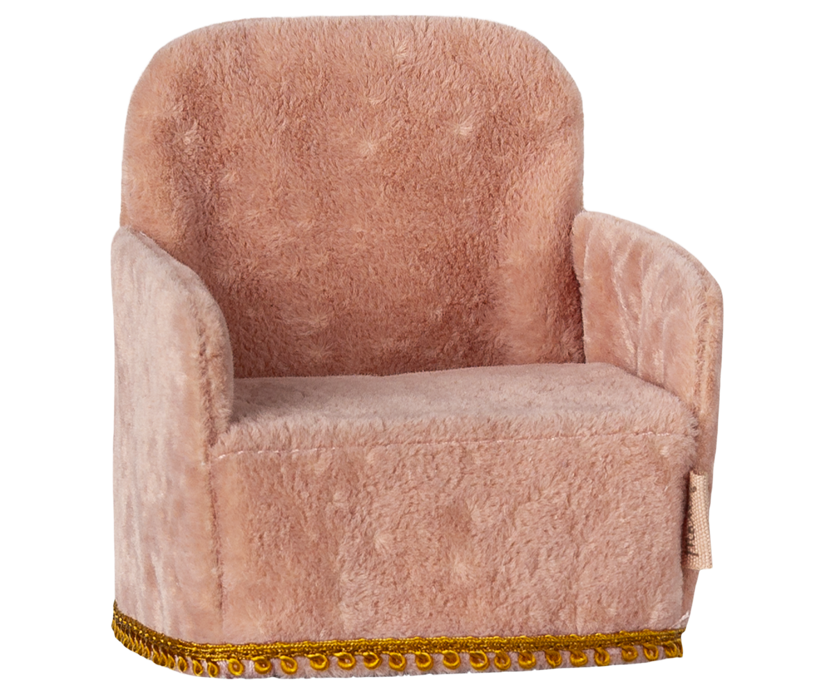 Maileg Foldbar Stol  Mus Rosa