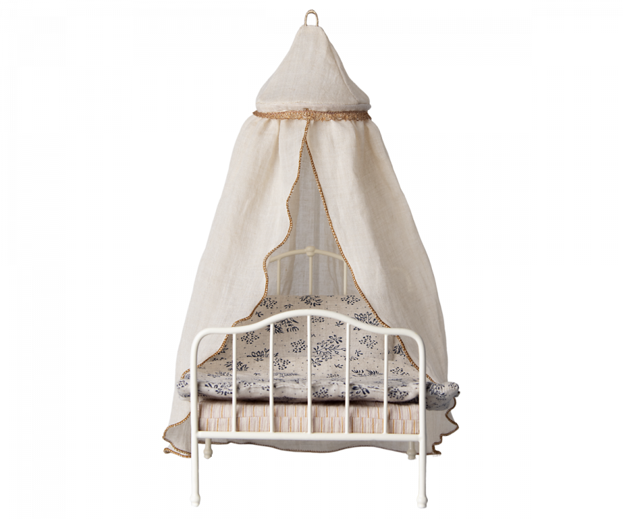 Maileg Miniature Sengehimmel Creme