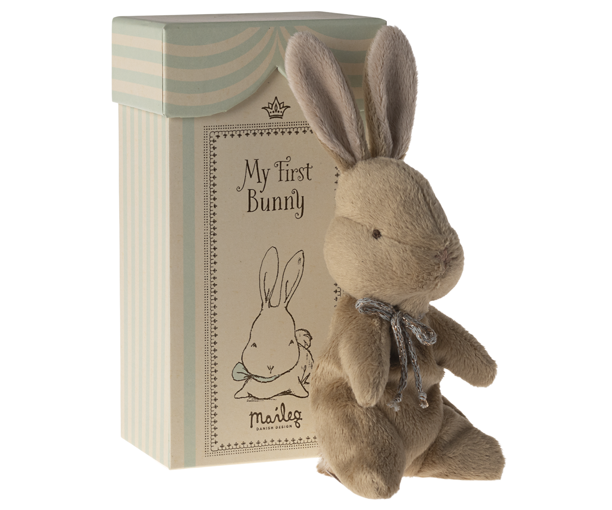 Maileg My First Bunny   æske Brun