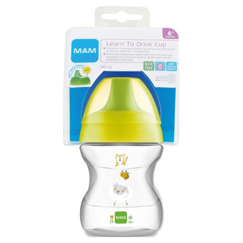 Mam  Learn To Drink Cup  190 Ml  Green