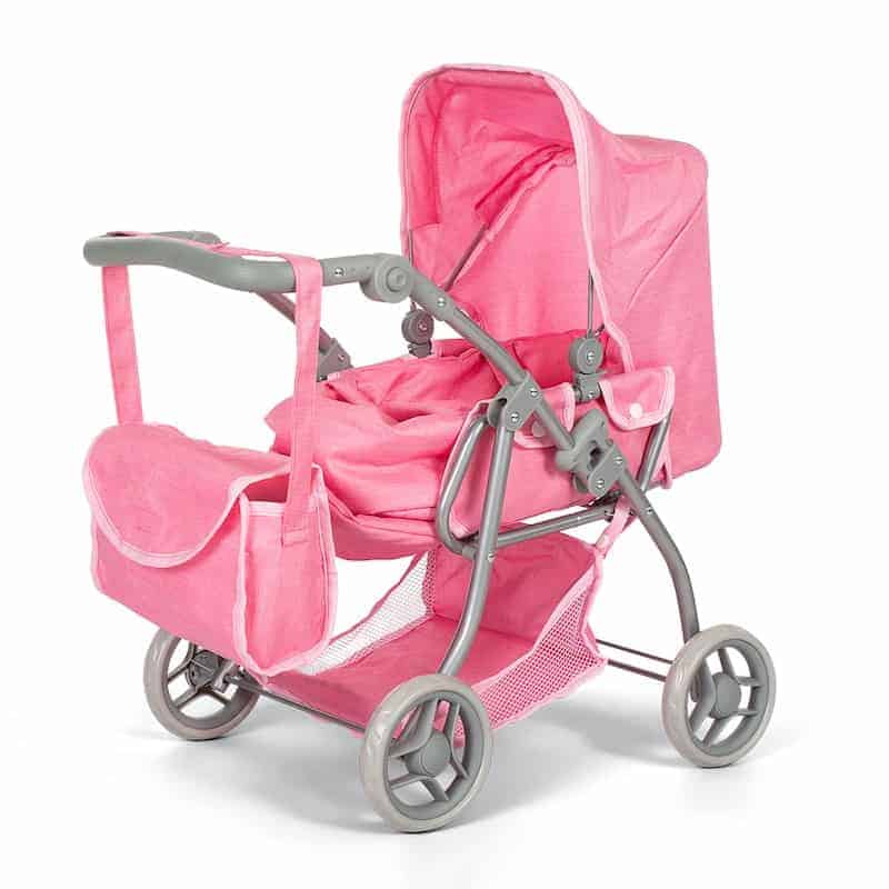 Mamamemo Dukkevogn Med Lift Pink