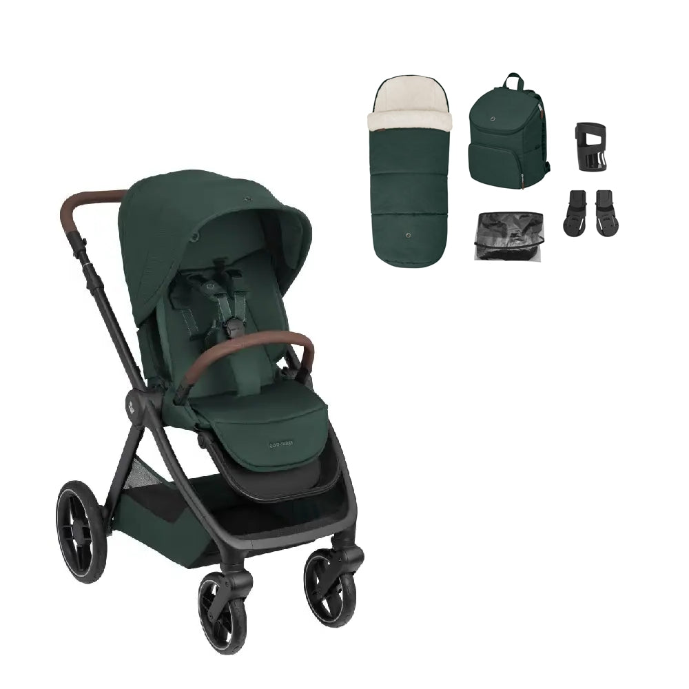 Maxi-cosi Oxford Inkl Tilbehørspakke Twillic Graphite Twillic Green