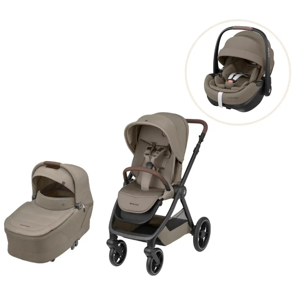 Maxi-cosi Oxford Plus Kombivogn Med Pebble 360 Autostol Twillic Truffle