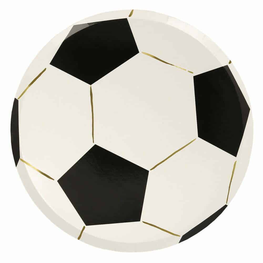 Meri Meri Tallerken Fodbold Pak