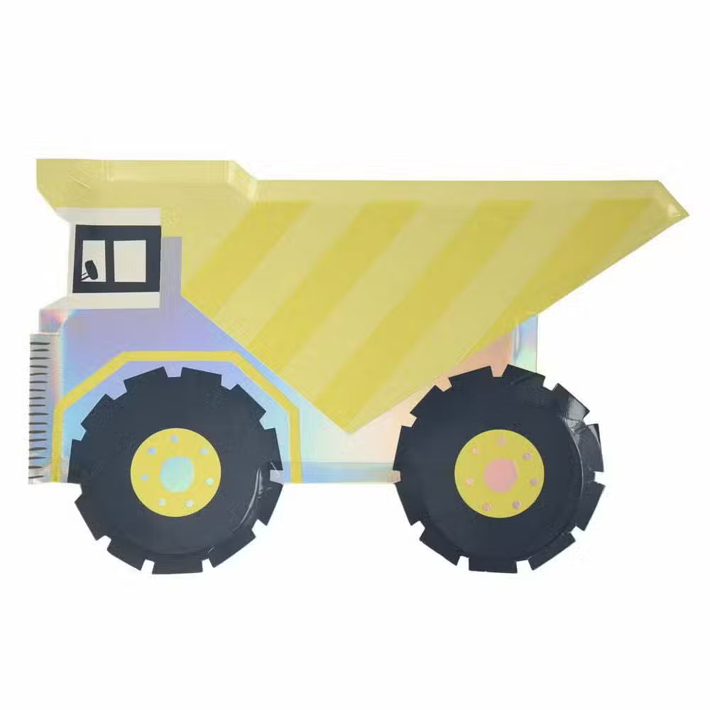 Meri Meri Tallerkener Dumper Lastbil Pak