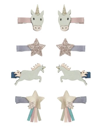 Mimi   Lula   Hårclips Mini Unicorn Little Prince