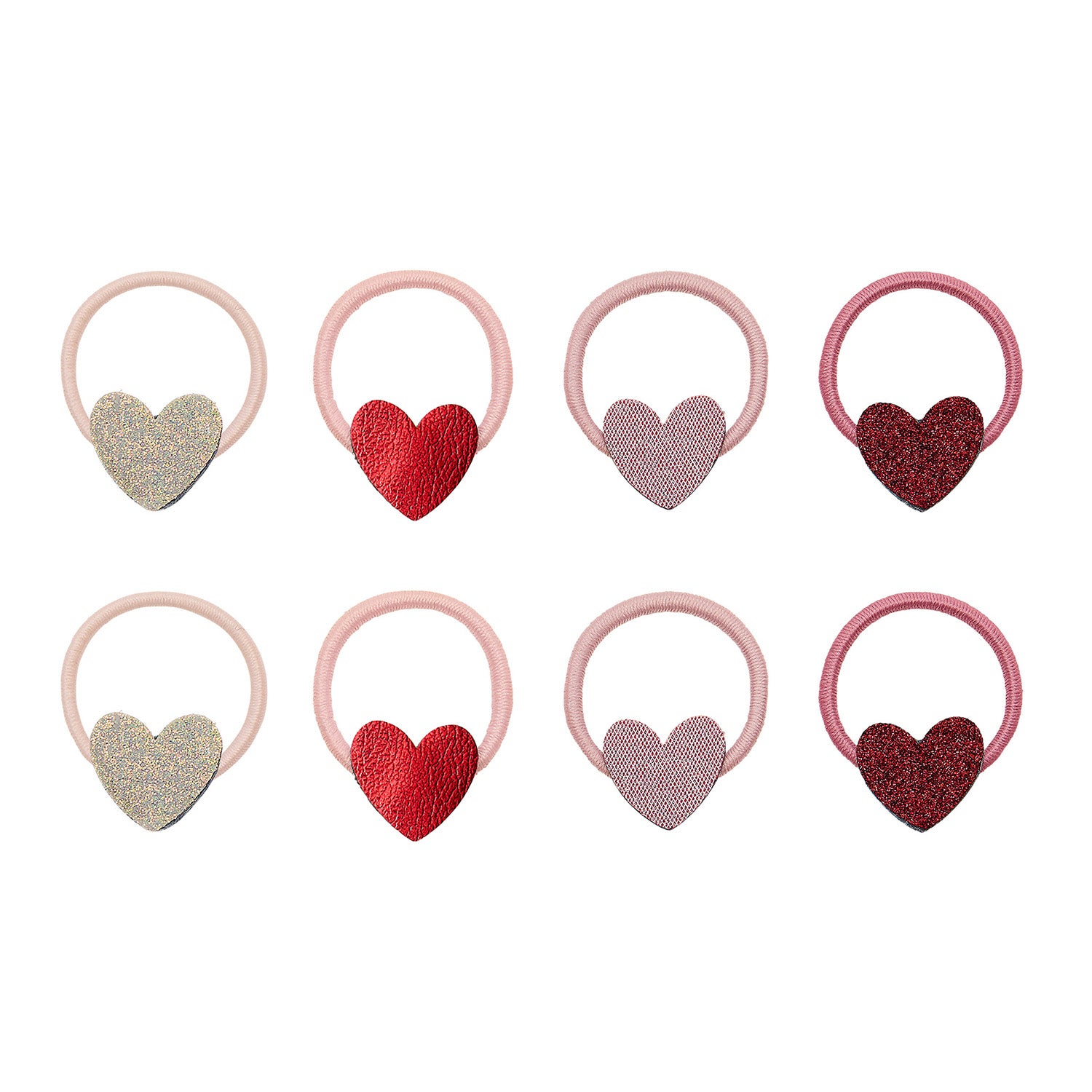 Mimi Lula Hårelastikker Mini Heart Valentines