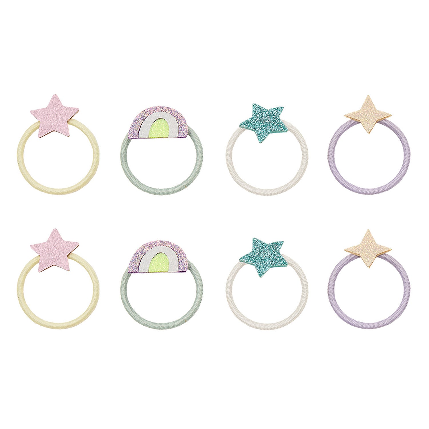 Mimi Lula Hårelastikker Mini Rainbow And Star My Little Unicorn