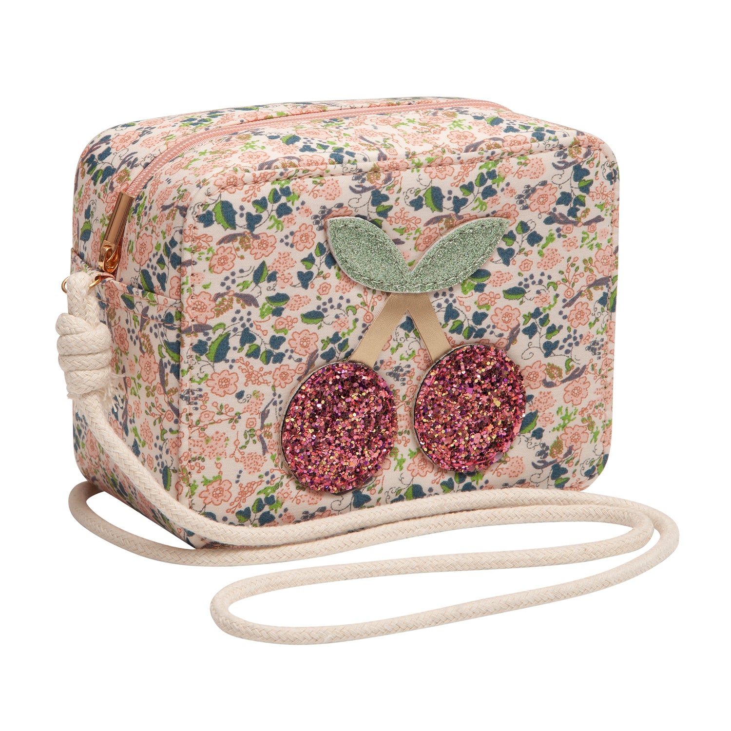 Mimi   Lula Skuldertaske Floral Cherries Florence