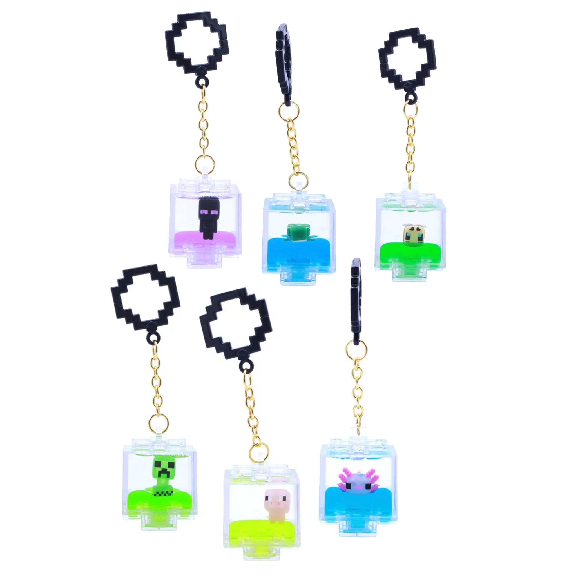 Minecraft Nøglering Assorteret Stk
