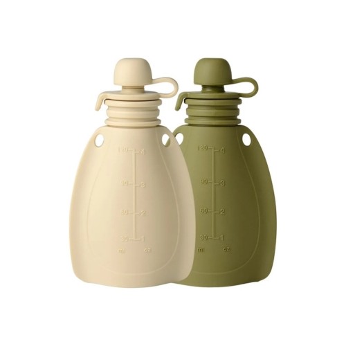 Mininor  Smoothie Pouch  -pack  120 Ml  Soft Rabbit Moss Green