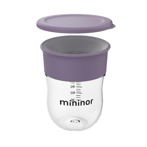 Mininor Training Cup  220 Ml  Lilac Flower