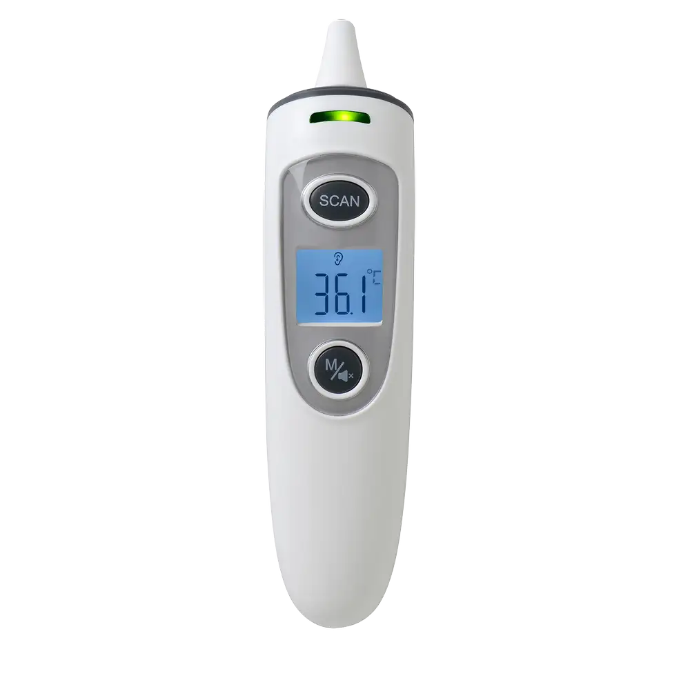 Mininor øre- Pandetermometer Hvid