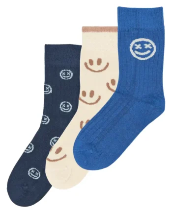 Moe Bambus Strømper  -pak Strong Blue 27 30