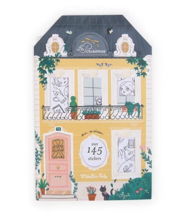 Moulin Roty Malebog Hus 145 Klistermærker