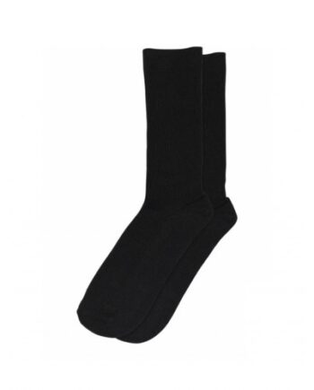Mp Strømper  Dame Rib Sokker   Merinould Black 37 39