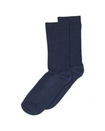 Mp Strømper  Dame Rib Sokker   Merinould Navy Melange 37 39