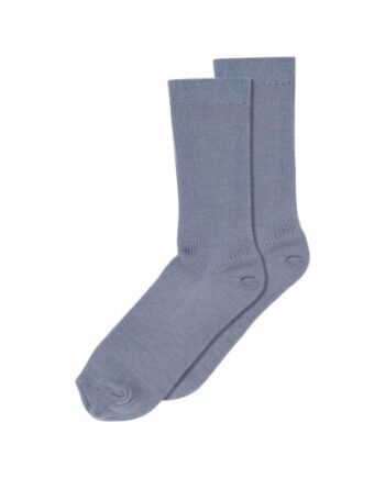 Mp Strømper  Dame Rib Sokker   Merinould Stone Blue 37 39