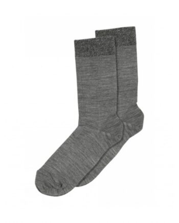 Mp Strømper  Glimmer Strømper Til Dame   Uld Silke 40 42 Medium Grey