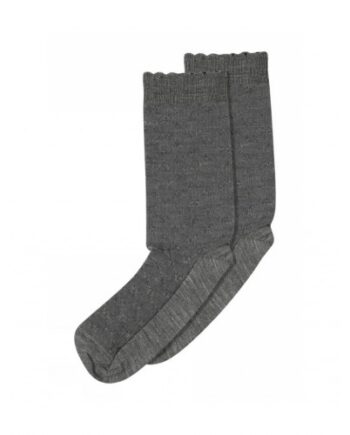 Mp Strømper  Mønstrede Damestrømper   Uld Silke Mix 40 42 Medium Grey
