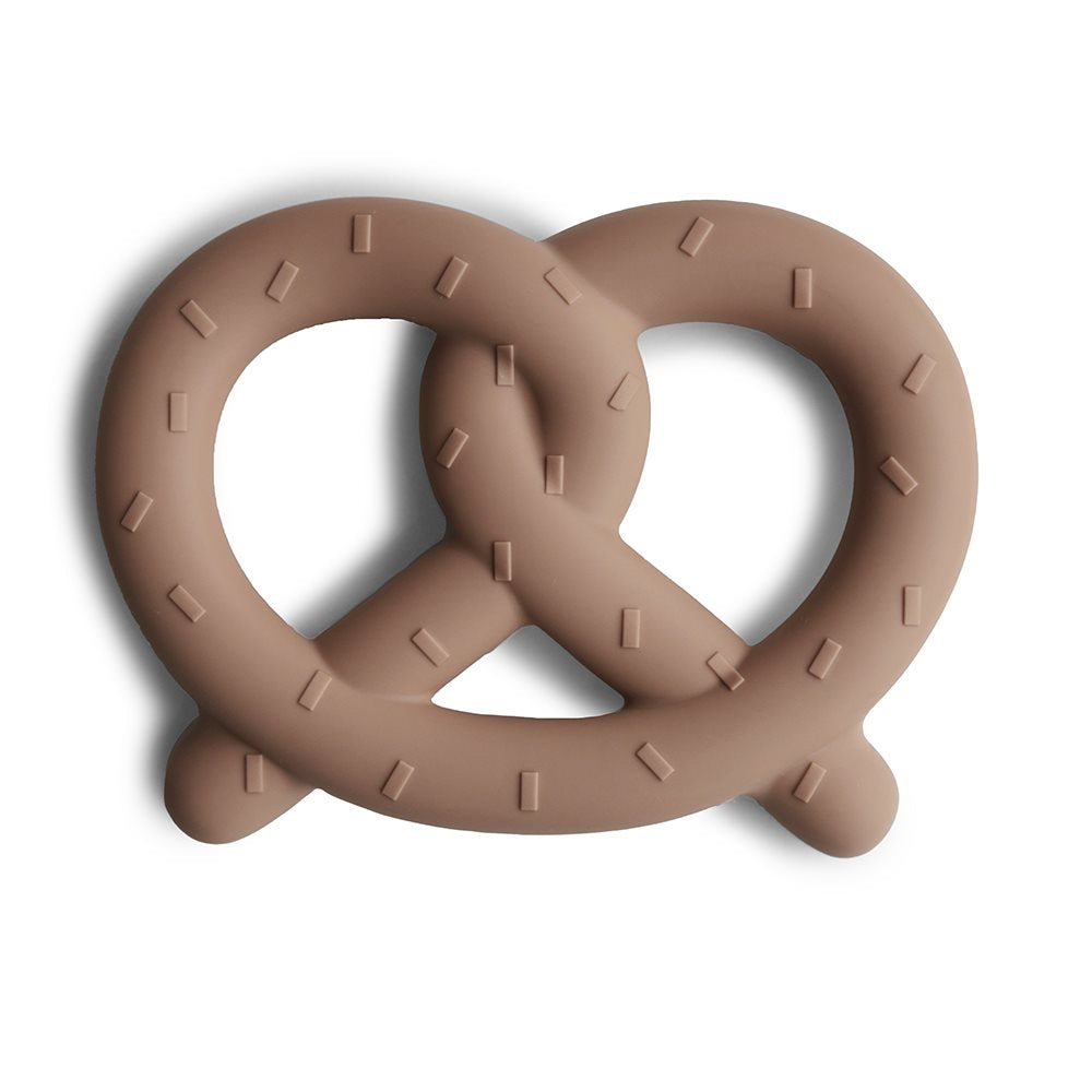 Mushie Teether Pretzel Natural