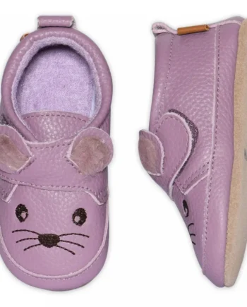 Musse Læder Slippers Heather Mauve 24 25