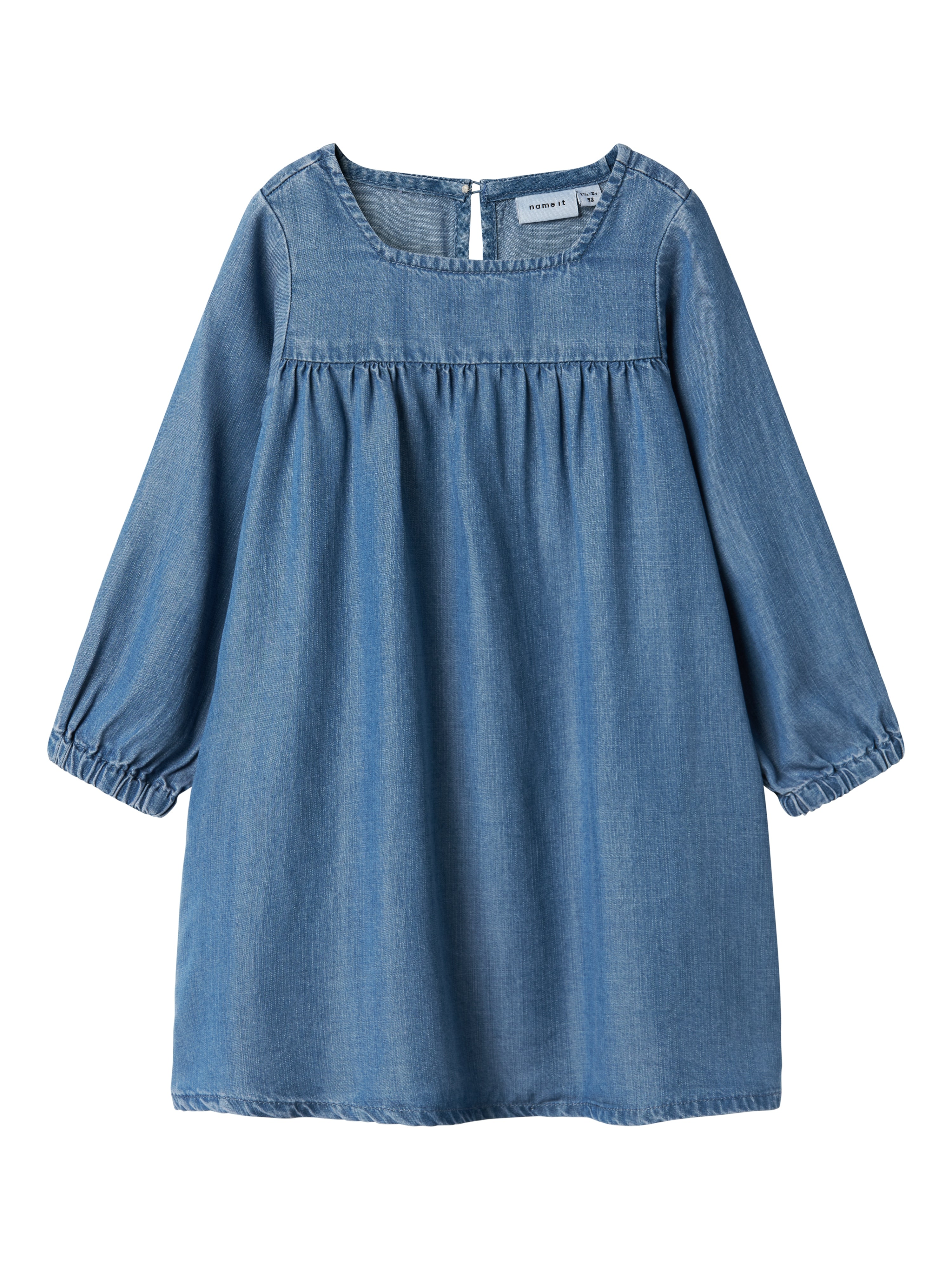Name It Alice Denim Dresss Medium Blue Denim 92 Cm
