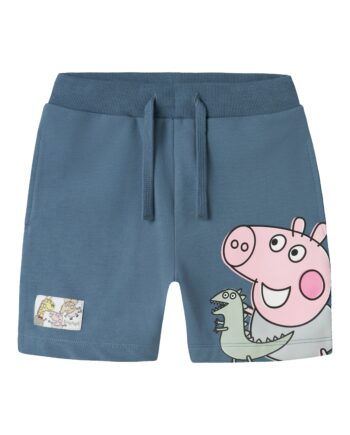 Name It Art Gurli Gris Sweat Shorts Blue Mirage 92 Cm