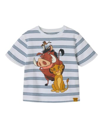 Name It Audo Lion King  -shirt Bright White 92 Cm