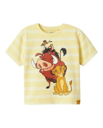 Name It Audo Lion King  -shirt Lemon Meringue 92 Cm