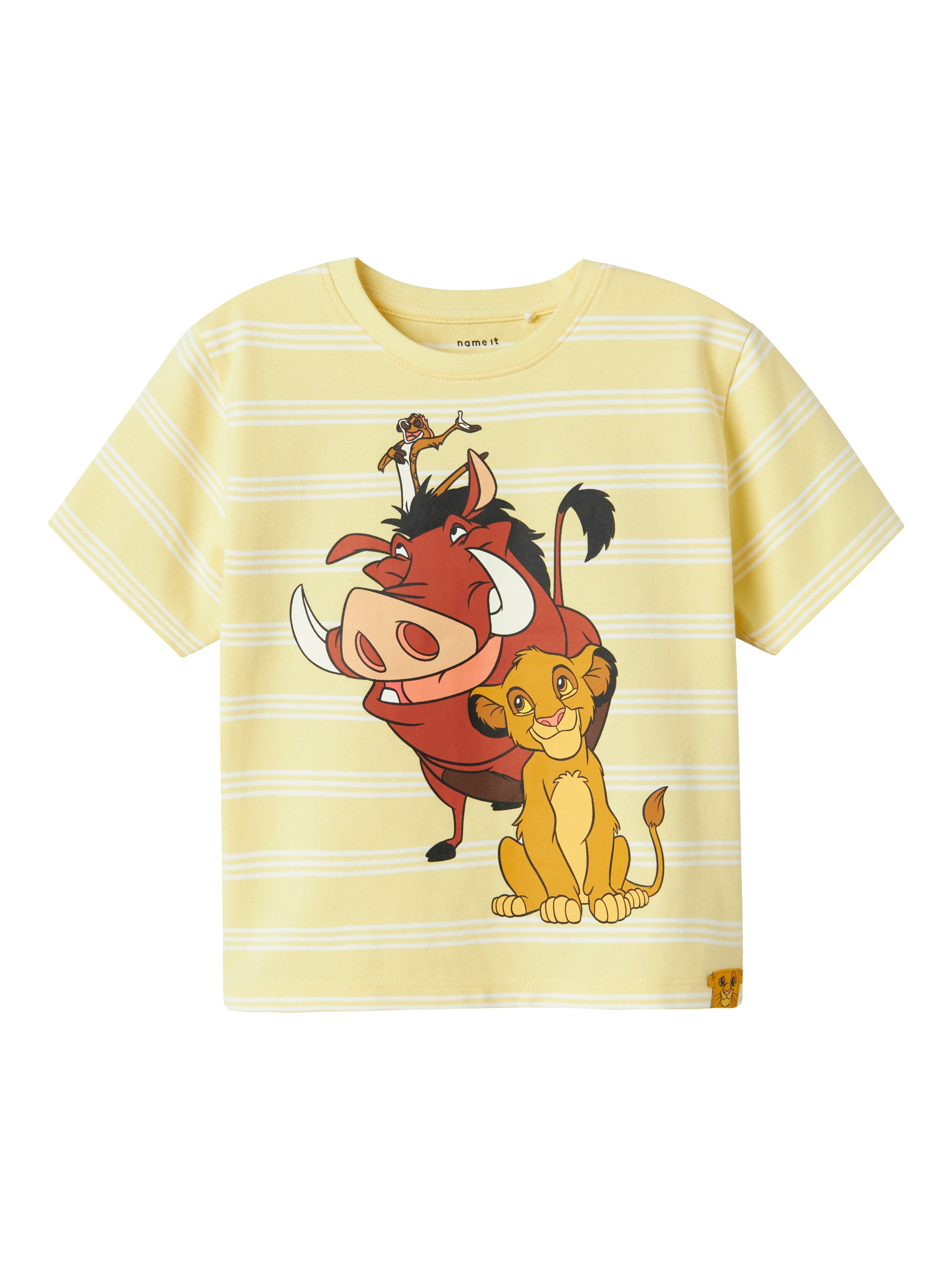 Name It Audo Lion King  -shirt Lemon Meringue 92 Cm