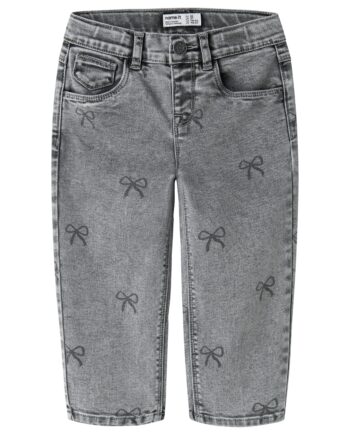 Name It Bella Mom Shaped Jeans Noos Light Grey Denim Bow 80 Cm