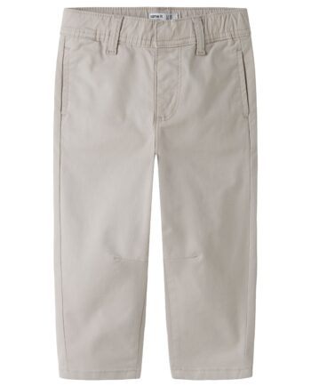 Name It Ben Twist Twill Pants Chateau Gray 92 Cm